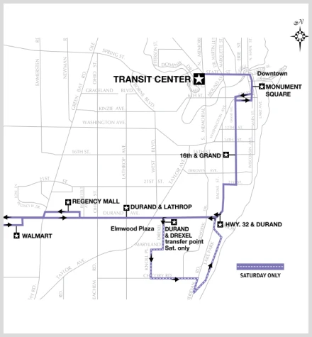 RYDE Racine Transportation Route 7