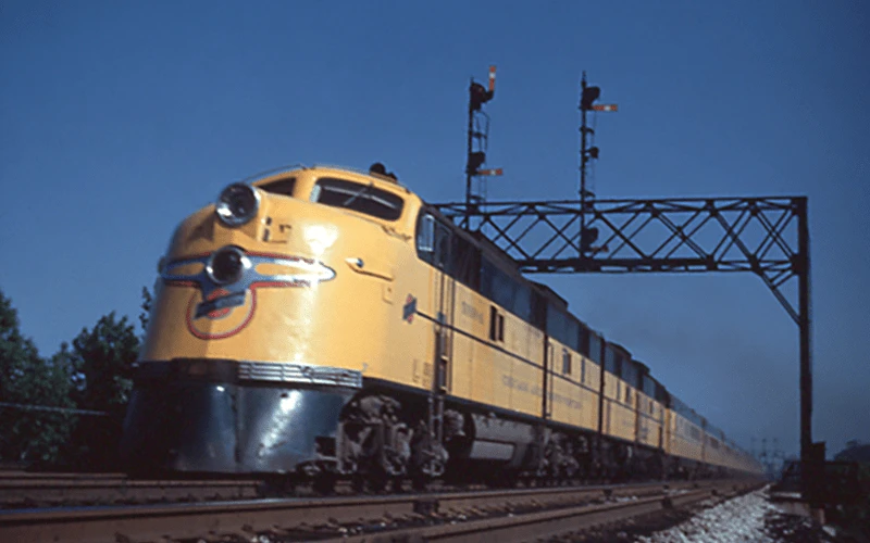 Racine, WI, Chicago & North Western Railway, CNW, C&NW, Passenger train, The “400”, Streamliner, E3, CNW 5001, 1939