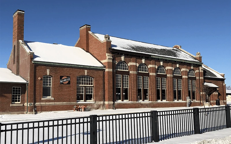  Racine, WI, Chicago & North Western Railway, CNW, C&NW, Frost & Granger, Racine Transit Center, Isthmus Architecture, Jim Otto Architect, Berglund Construction, January 2021