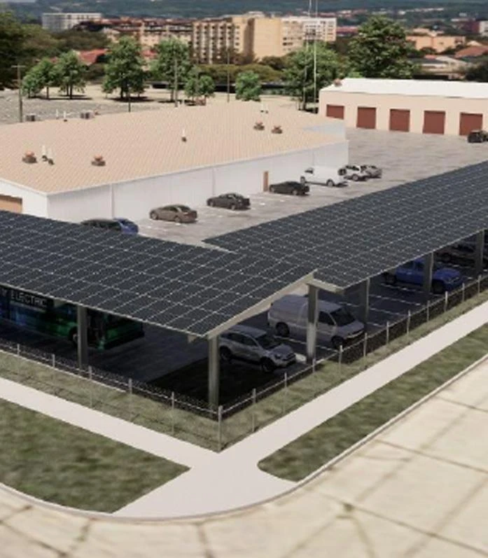 RYDE transit modernization solar array