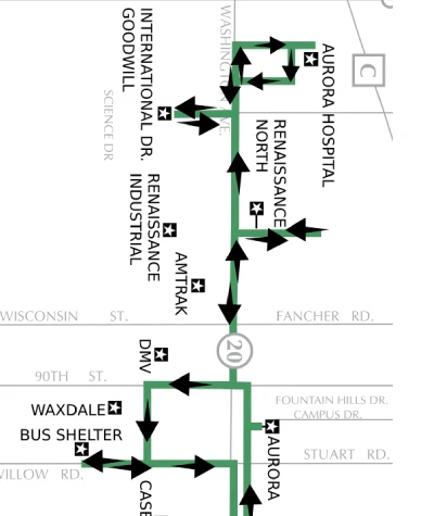 RYDE Racine Transportation Route 27